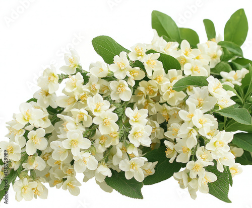 april flowers isolated