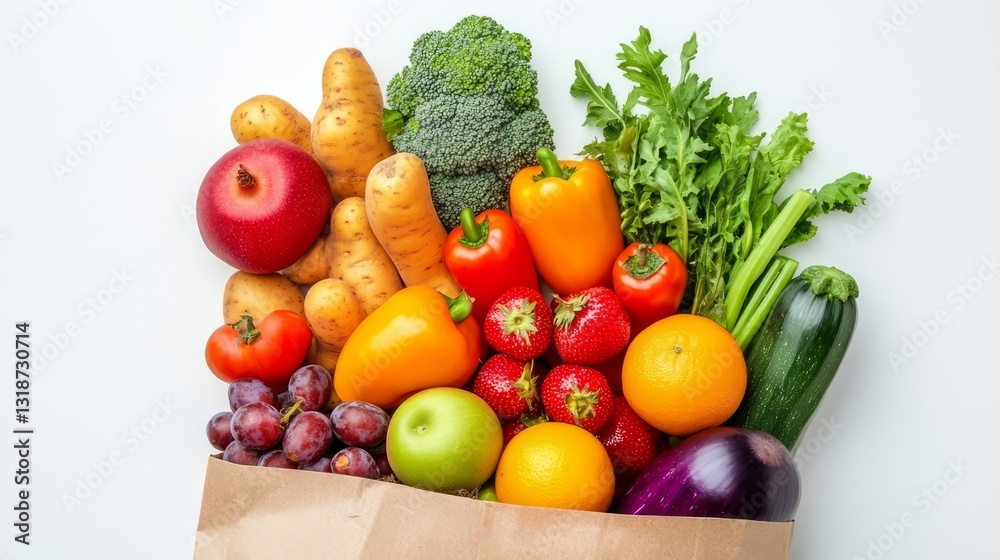Fresh organic vegetables assortment on a clean white background featuring colorful bell peppers, tomatoes, carrots, broccoli, lettuce, and other healthy produce for farm-to-table, nutrition, and cooki Fresh organic vegetables assortment on a clean white background featuring colorful bell peppers, tomatoes, carrots, broccoli, lettuce, and other healthy produce for farm-to-table, nutrition, and cooki