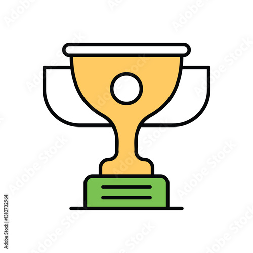 Trophy Vector icon