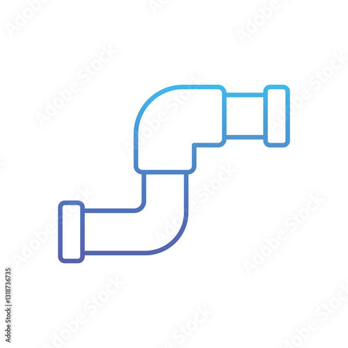 Plumbing Pipe Vector icon