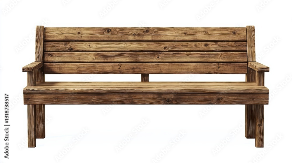 wooden park bench, natural wood finish, perfect for outdoor settings. wooden park bench, natural wood finish, perfect for outdoor settings.