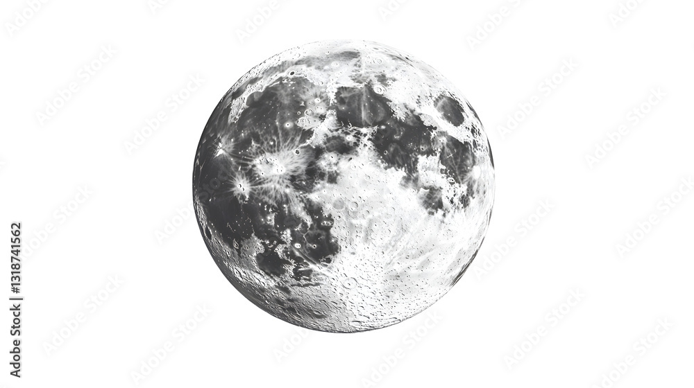 Obraz premium moon transparent background png