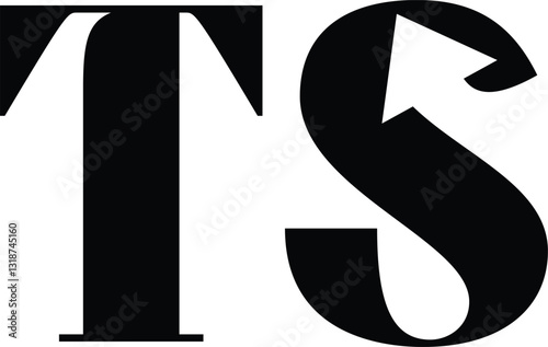 letter s arrow recycle or exchange logo with vector file.