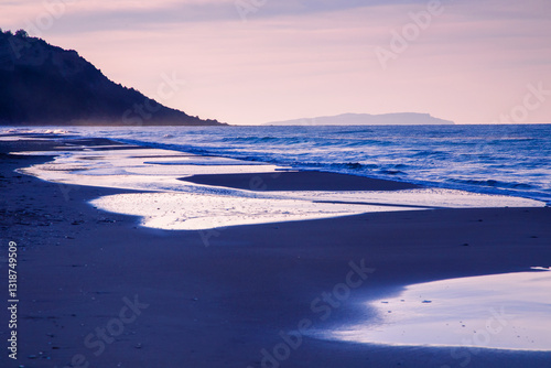Fototapeta Naklejka Na Ścianę i Meble -  wonderful summer view, awesome nature scene in Greece, Corfu, Santa barbara beach