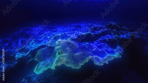 A Deep Blue Underwater World