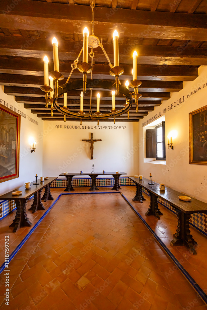 Monasterio de Santa Maria de la Rabida, Palos de la Frontera, Province of Huelva, Andalusia, Spain