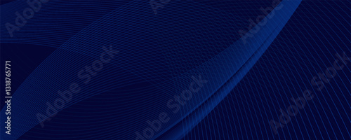 Vector horizontal template for digital lux business banner, contemporary formal invitation,