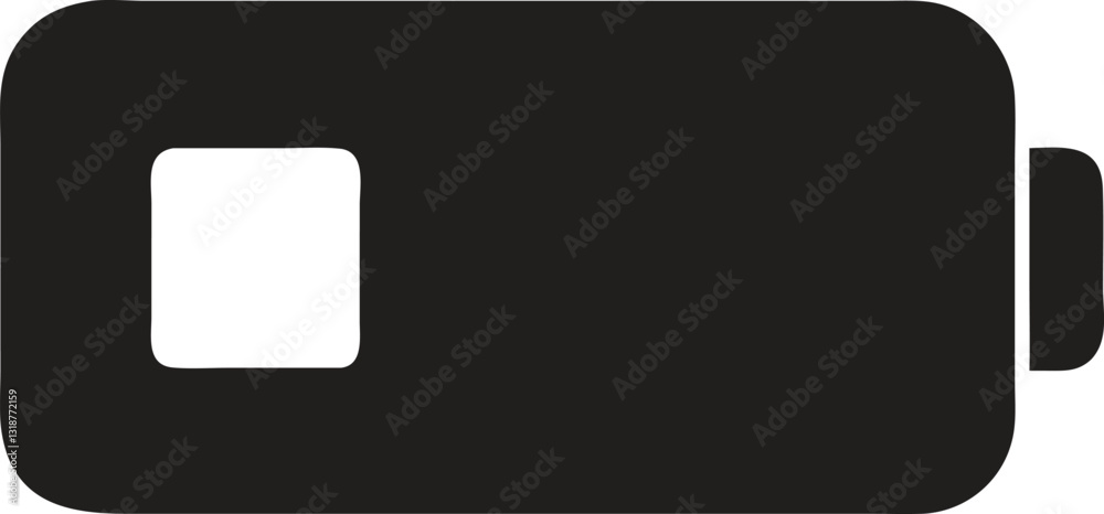 PrBattery Icon Minimalist Power Level Vector Illustrationint PrBattery Icon Minimalist Power Level Vector Illustrationint