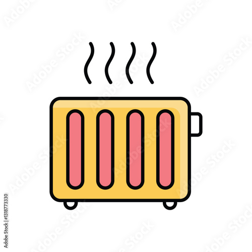 Radiator Vector icon