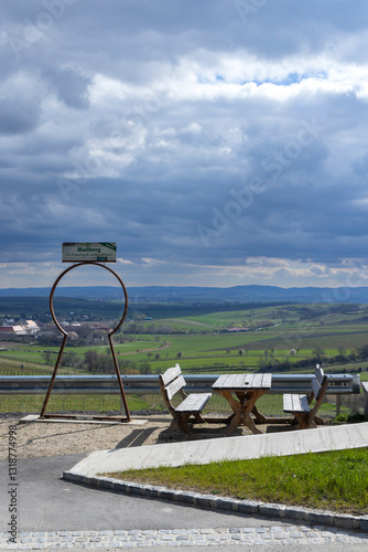 Vineyards near Mailberg, Lower Austria, Austria