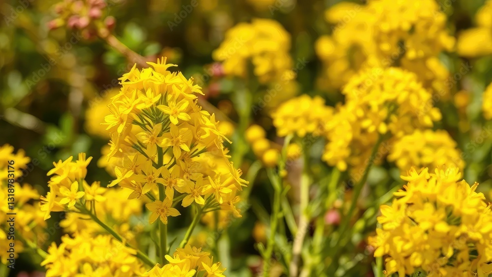 Yellow blooms of Cytisus scoparius in sunlight, colors, flower, spring Yellow blooms of Cytisus scoparius in sunlight, colors, flower, spring
