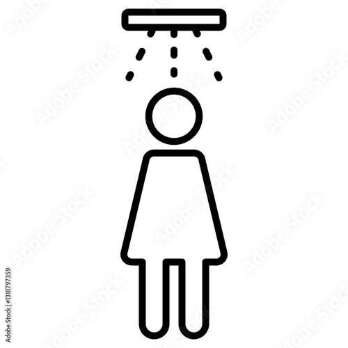 여자 샤워실 아이콘
