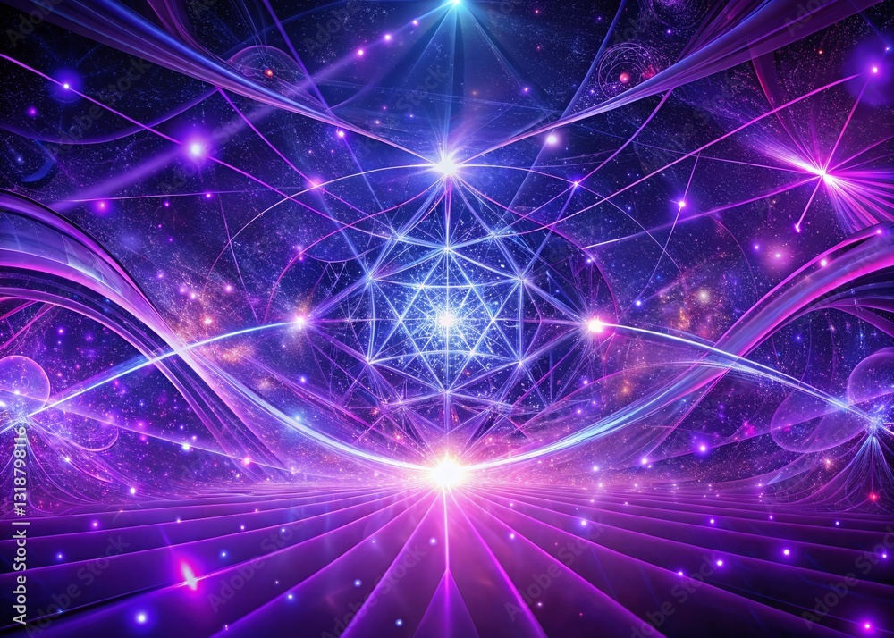 Abstract Purple Tech Background: Glowing Lines & Surreal Design Abstract Purple Tech Background: Glowing Lines & Surreal Design