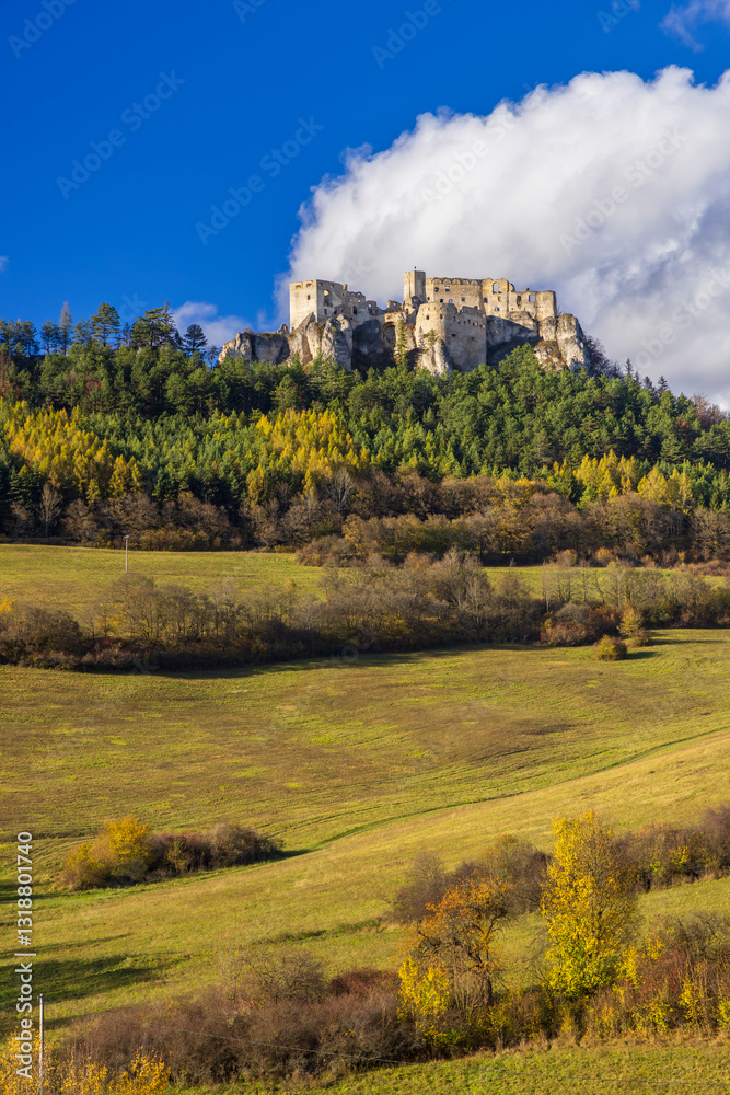 Lietava castle (Lietavsky hrad), Zilina region, Slovakia