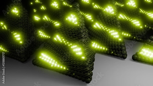 Immerse yourself in the rhythmic energy of this Pyramid Pulse VJ Loop in stunning 4K resolution. Featuring a pulsating, glowing pyramid with smooth, hypnotic motion