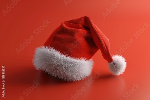 High Quality Picture of Santa Claus Hat 3D Illustration photo