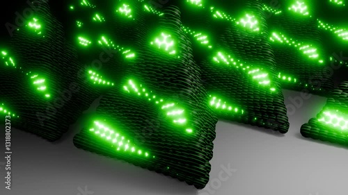 Immerse yourself in the rhythmic energy of this Pyramid Pulse VJ Loop in stunning 4K resolution. Featuring a pulsating, glowing pyramid with smooth, hypnotic motion