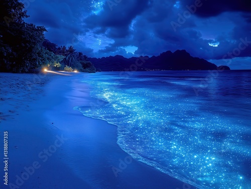 Blue Waltonia???s Radiance Over the Sea photo