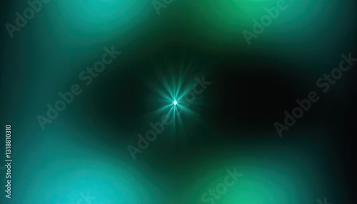 Circle round spot stain light oval ellipse lightspot ray. Black dark green blue turquoise mint teal agua cyan white abstract background. 2