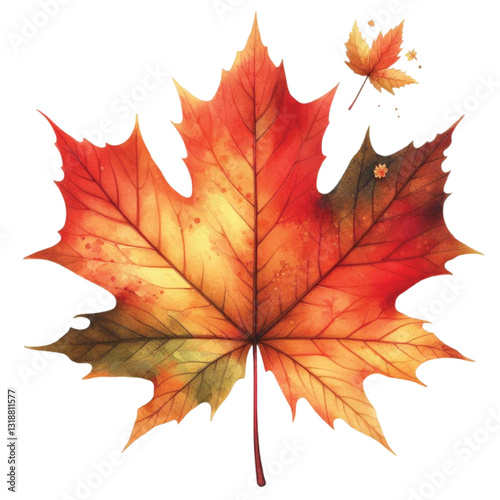 red maple leaf