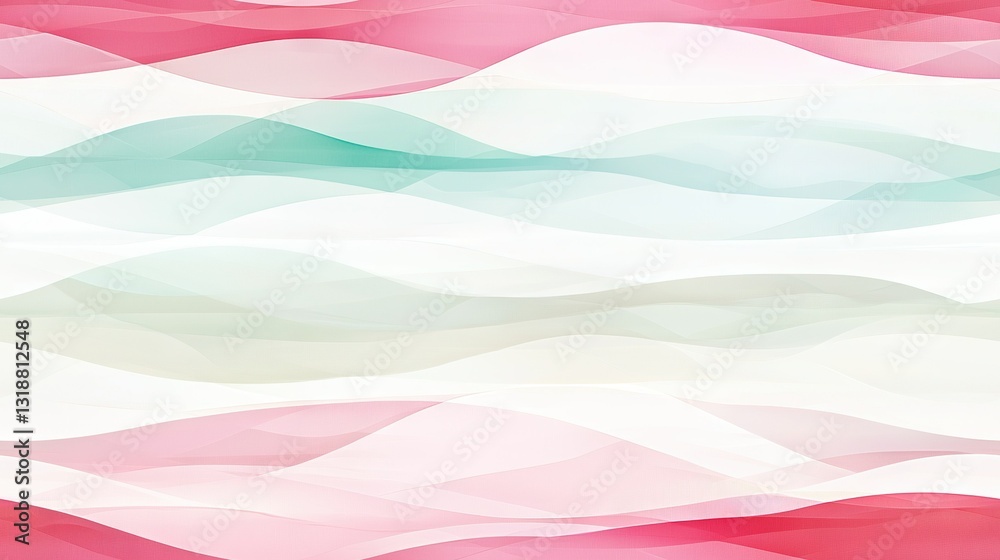 Obraz premium An abstract image featuring red, white, and blue colors with waves on the left and right sides