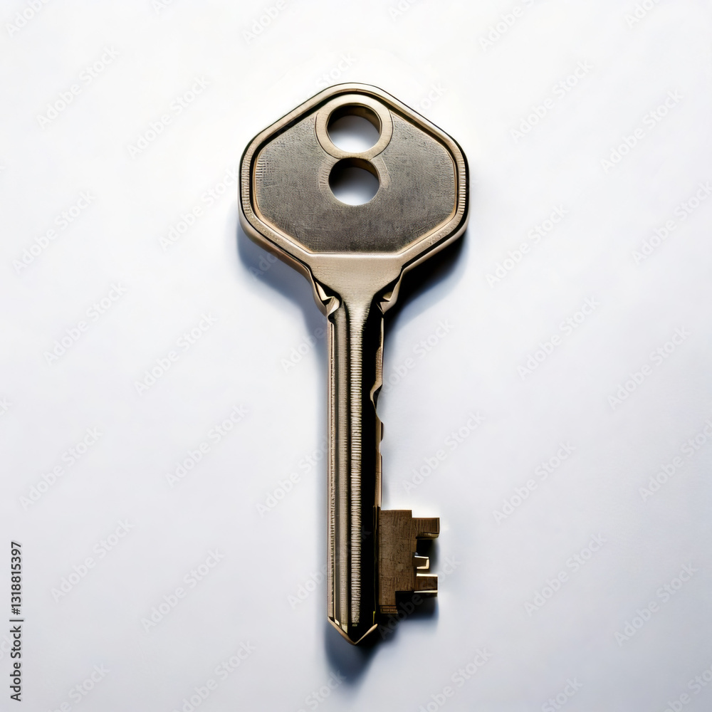 158- single, perfectly formed key, its metal gleaming with a subtle sheen, isolated on a stark .png 158- single, perfectly formed key, its metal gleaming with a subtle sheen, isolated on a stark .png
