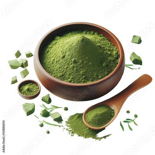 Matcha Powder vector