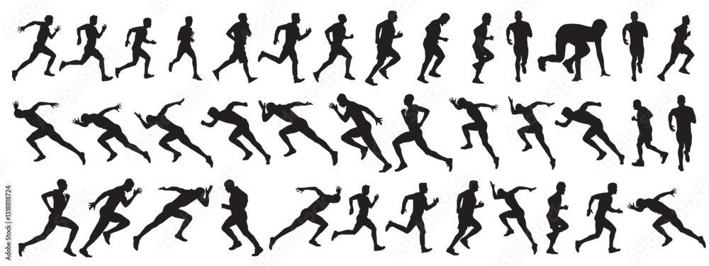set of runner man woman silhouette sport illustration running vector jogging athlete run adult competition girl marathon set race athletic exercise fitness set of runner man woman silhouette sport illustration running vector jogging athlete run adult competition girl marathon set race athletic exercise fitness