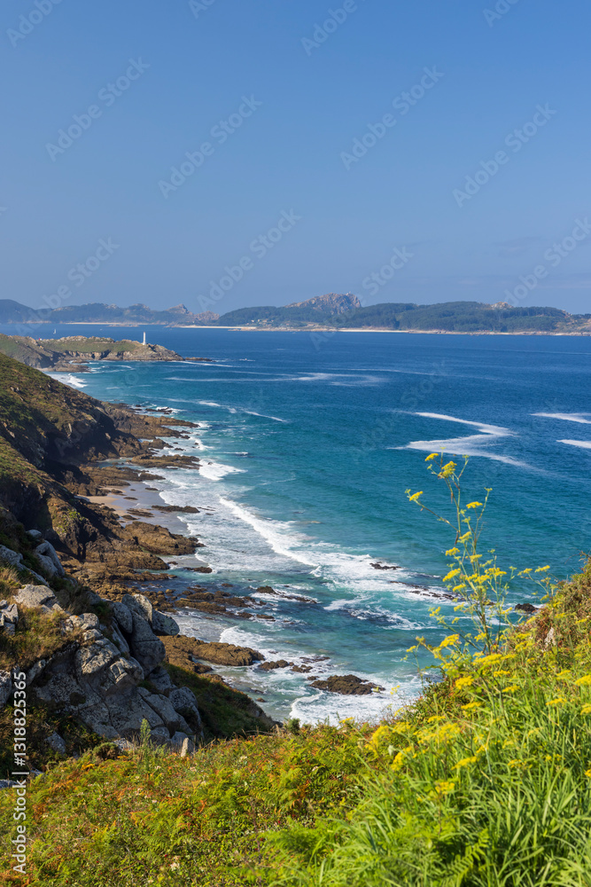 Miradoiro de Cabo Home, Cangas near Hio, Province of Pontevedra, Galicia, Spain