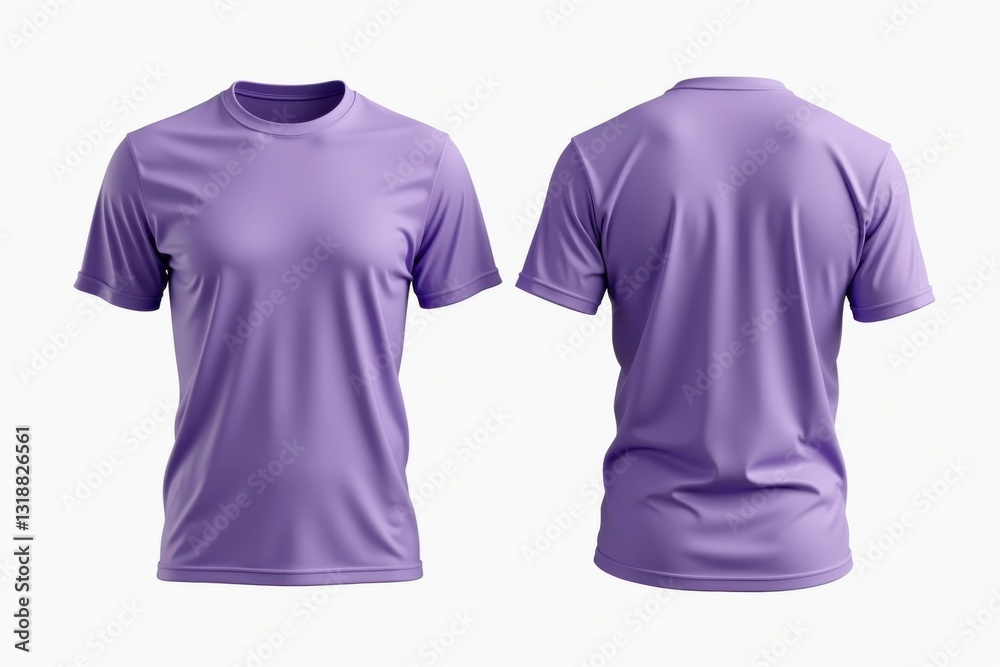 Versatile purple t-shirt design for casual wear Versatile purple t-shirt design for casual wear