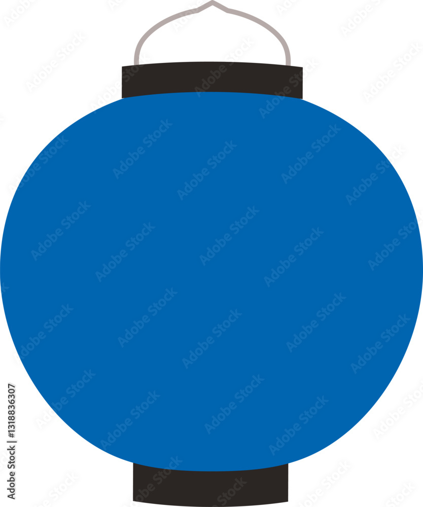 Obraz premium シンプルなお祭りの提灯