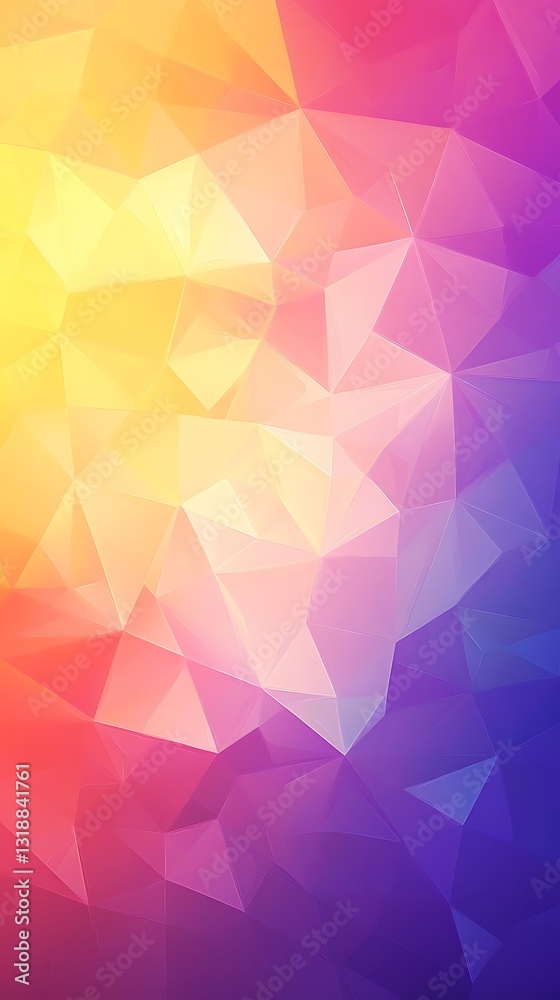 Background with triangular patterns in different colours Background with triangular patterns in different colours