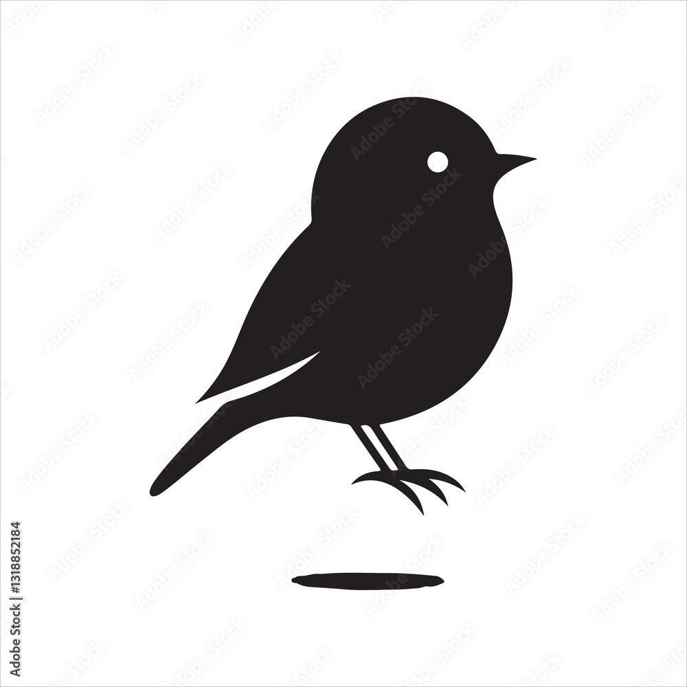 Fototapeta premium Bird Logo Design, Flying Bird Vector Illustration for Modern Brands