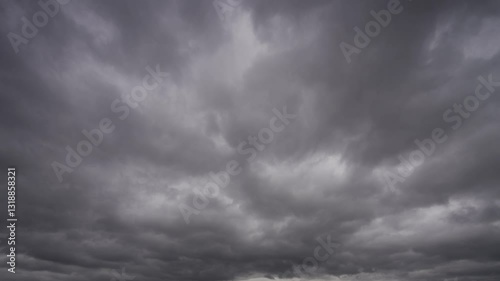Timelapse of clouds in the sky
