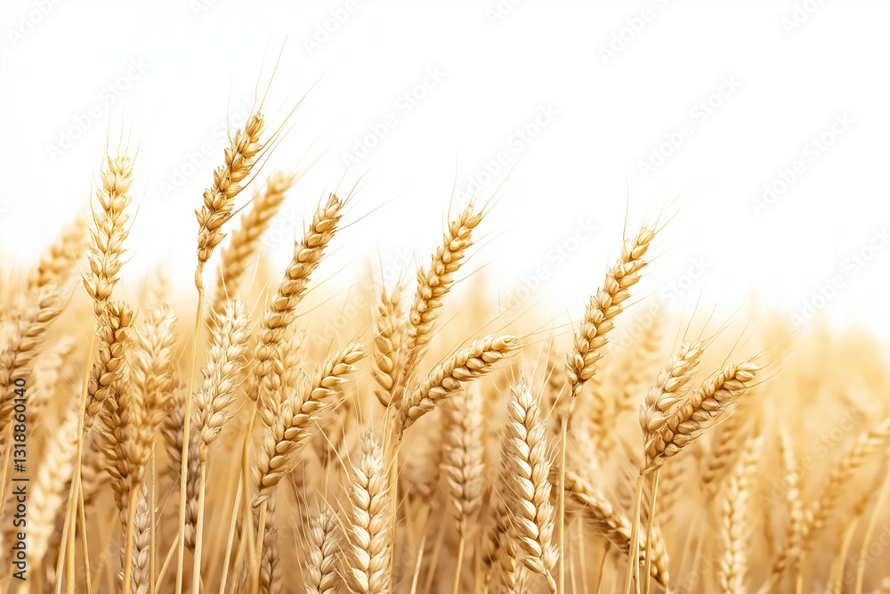 golden wheat field, showcasing an abundance of ripe wheat stalks ready for harvest. The scene is bright and warm, with a natural and serene atmosphere. golden wheat field, showcasing an abundance of ripe wheat stalks ready for harvest. The scene is bright and warm, with a natural and serene atmosphere.