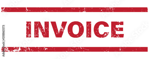 Stamp grunge invoice