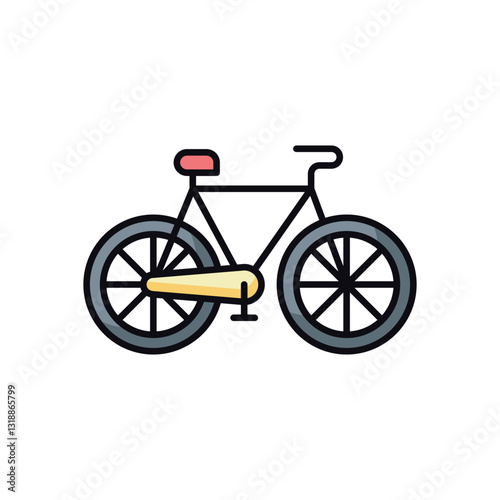 Cycling stock illustration