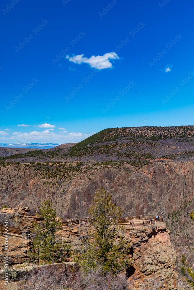 Obraz premium Faszinierende Natur des Black Canyon of the Gunnison