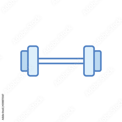Barbell stock illustration