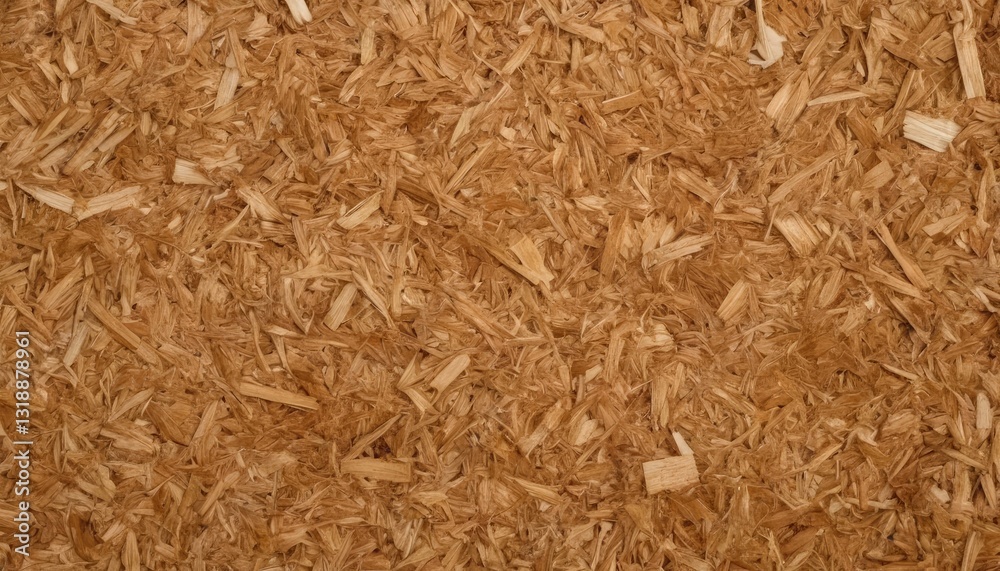 Wooden Chip Texture: Close-up shot of wooden chips, with their rough texture forming a detailed pattern, providing an earthy background. Wooden Chip Texture: Close-up shot of wooden chips, with their rough texture forming a detailed pattern, providing an earthy background.