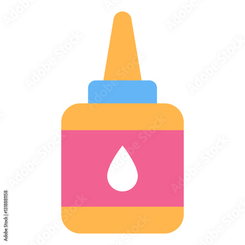 Colorful Craft Glue Bottle for Creative Projects
