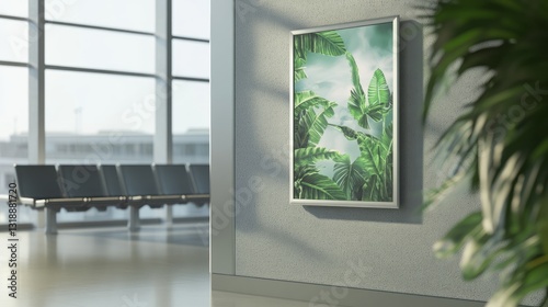 Travel Mockup Travel Moment Graphic Gray Poster Wall