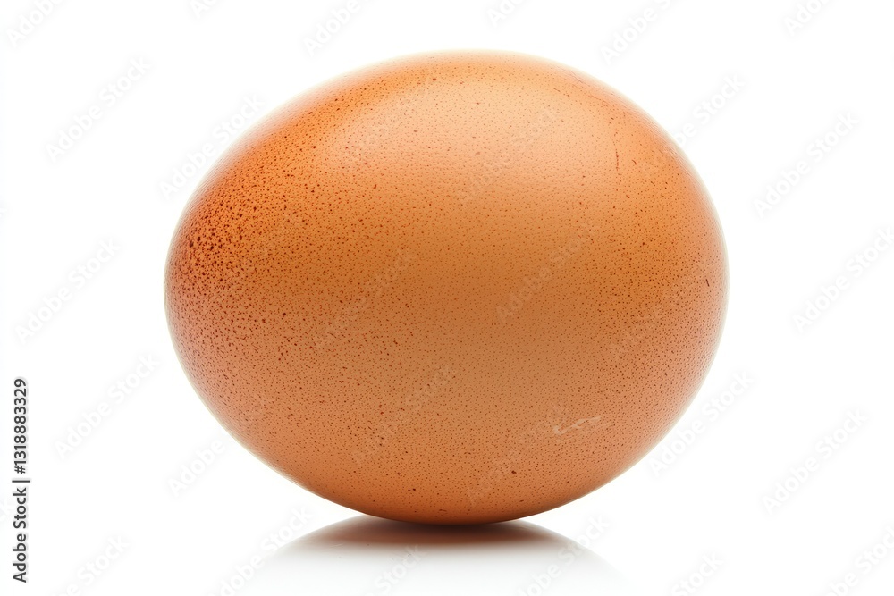 Ultra Quality Image of Brown Egg Isolated on White Background Ultra Quality Image of Brown Egg Isolated on White Background