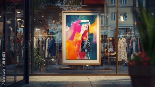 Fashion Mockup Fashion Perspective Boutique Poster