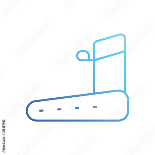 Treadmill stock illustration