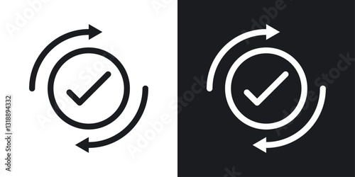 Ensure icons set in black and white stroke lines