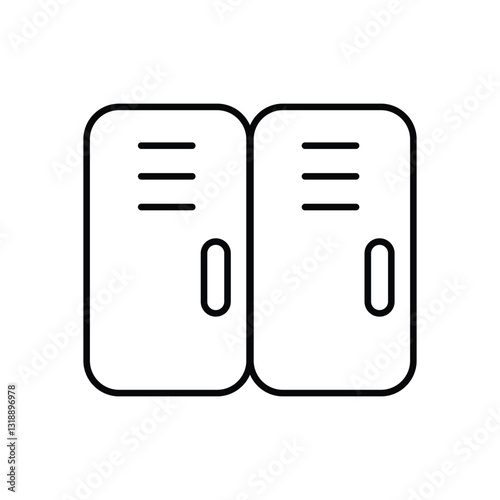 Locker Room stock illustration