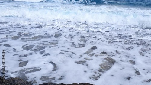 waves on the beach