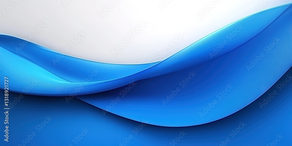 Obraz premium abstract blue wave background