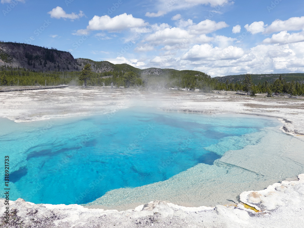 Yellowstone National Park in Wyoming Yellowstone National Park in Wyoming